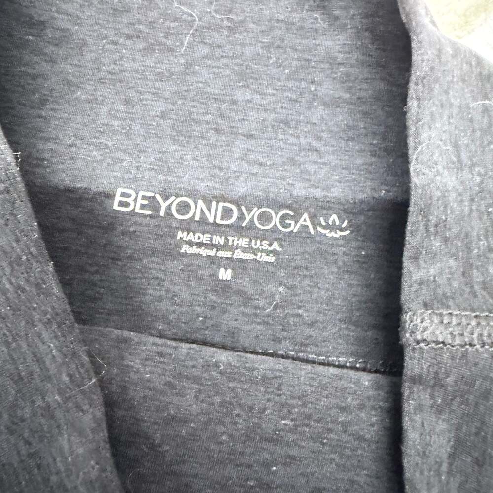 Beyond Yoga Spacedye Midi High Waisted Leggings Charcoal Black Size M capri - Picture 2 of 5